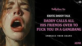 Paterfamilias Talk: Stepdad humiliates you before subject enclosing his friends over to fuck you